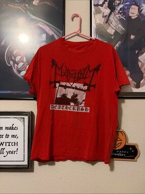Mayhem band death crush shirt